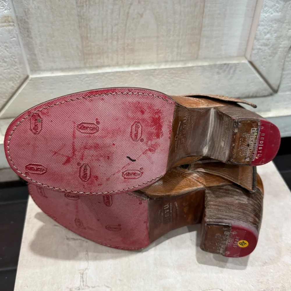 Bed Stu Iris Bootie / Distressed Boots / Distressed Bootie - Picture 7 of 9